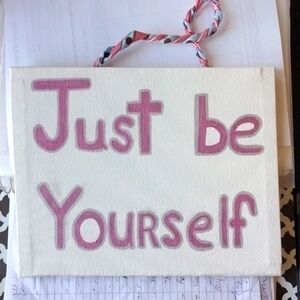 handcrafted affirmation wall decor